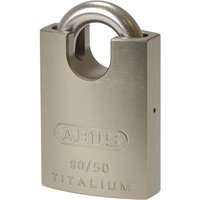 Abus 90 Series Titalium Padlock Stainless Steel Closed Shackle 50mm Closed Abus 90 Series Titalium Padlock Stainless Steel Closed Shackle 50mm Closed