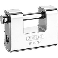 Abus 80mm 92 Series Steel Clad Body Brass Shutter Padlock 80mm Standard Abus 80mm 92 Series Steel Clad Body Brass Shutter Padlock 80mm Standard