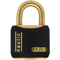 Abus T84 Series Brass Padlock 25mm Black Standard Abus T84 Series Brass Padlock 25mm Black Standard