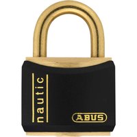 Abus T84 Series Brass Padlock 30mm Black Standard Abus T84 Series Brass Padlock 30mm Black Standard