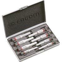 Micro Tech 8 Piece Precision Slotted Phillips Pozi Screwdriver Set
