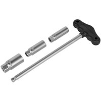 Sealey 3 Piece 3/8" Drive T Handle and Magnetic Spark Plug Socket Set 3/8" Sealey 3 Piece 3/8" Drive T Handle and Magnetic Spark Plug Socket Set 3/8"