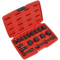 Sealey 17 Piece 3/8" Drive Impact Socket Set 3/8" Sealey 17 Piece 3/8" Drive Impact Socket Set 3/8"