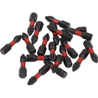 Sealey Impact Power Tool Phillips Screwdriver Bits PH2 25mm Pack of 20 Sealey Impact Power Tool Phillips Screwdriver Bits PH2 25mm Pack of 20