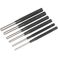 Sealey 6 Piece Parallel Pin Punch Set Sealey 6 Piece Parallel Pin Punch Set
