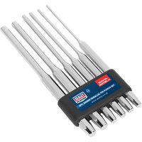 Sealey AK9128L 6 Piece Long Parallel Pin Punch Set Sealey AK9128L 6 Piece Long Parallel Pin Punch Set