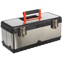 Sealey Stainless Steel Tool Box and Tote Tray 500mm Sealey Stainless Steel Tool Box and Tote Tray 500mm