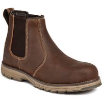 Apache Flyweight Dealer Water Resistant Safety Boots Brown Size 9