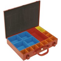 Sealey 15 Compartment Metal Organiser Case Sealey 15 Compartment Metal Organiser Case