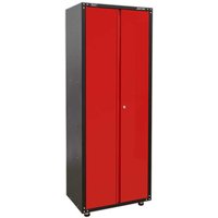 Sealey American Pro Modular 2 Door Full Height Cabinet Black / Red Sealey American Pro Modular 2 Door Full Height Cabinet Black / Red