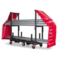 Armorgard Ductrack DR1 Pipe and Ductwork Trolley 1000Kg