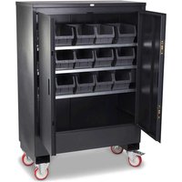 Fittingstor Mobile Secure Fittings Fixings Cabinet 1200mm 550mm 1750mm