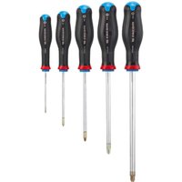Protwist 5 Piece Pozi Screwdriver Set