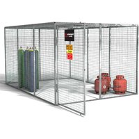 Gorilla Bolt Together Gas Cylinder Storage Cage 2400mm 3600mm 1800mm