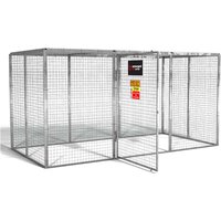 Gorilla Bolt Together Gas Cylinder Storage Cage 3600mm 1800mm 1800mm