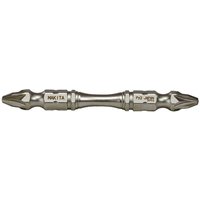 Torsion Impact Double Ended Pozi Screwdriver Bit PZ2 65mm Pack 3