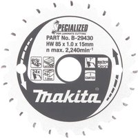 SPECIALIZED Laminate Cutting Saw Blade 85mm 24T 15mm