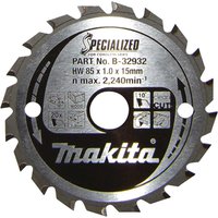 SPECIALIZED Cordless Circular Saw Blade Wood Cutting 85mm 20T 15mm