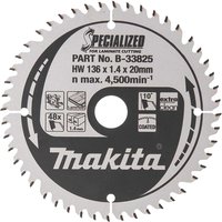 SPECIALIZED Circular Saw Blade Laminate Cutting 136mm 48T 20mm