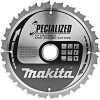 SPECIALIZED Knot Nail Cutting Saw Blade 216mm 24T 30mm