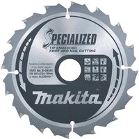 SPECIALIZED Circular Saw Blade Knot Nail Cutting 190mm 24T 20mm