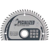 SPECIALIZED Plunge Saw MDF Laminate Saw Blade