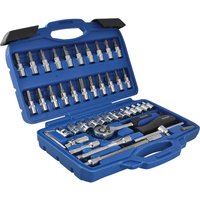 BlueSpot 46 Piece 1/4" Drive Socket and Bit Set Metric 1/4"