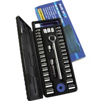 BlueSpot 40 Piece Combination Drive Hex Socket Set Metric Imperial