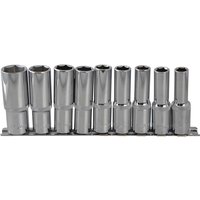 BlueSpot 9 Piece 1/2" Drive Deep Hex Socket Set Metric 1/2"