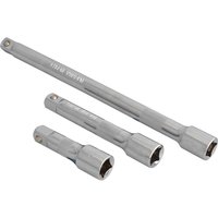 BlueSpot 3 Piece 1 2" Drive Socket Extension Bar Set