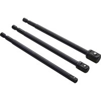 BlueSpot 3 Piece 1 4" Hex Long Reach Impact Socket Adaptor Set