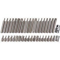 BlueSpot 40 Piece Hex Spline Torx Socket Bit Set