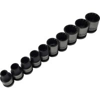 BlueSpot 10 Piece 3 8" Drive Spline Socket Set