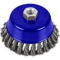 Bluespot Twist Knot Wire Cup Brush 100mm M14 Thread