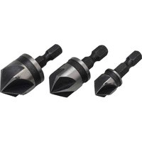 BlueSpot 3 Piece Hex Shank Countersink Set
