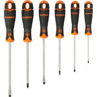 Bahco Phillips, Slotted Standard Screwdriver Set, 6-Piece