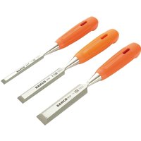 Bahco 414 3 Piece Bevel Edge Wood Chisel Set Bahco 414 3 Piece Bevel Edge Wood Chisel Set