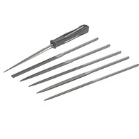 6 Piece Precision Needle File Set Plastic Wallet