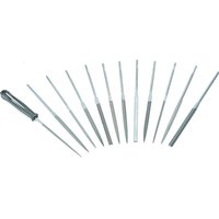 12 Piece Precision Needle File Set Plastic Wallet