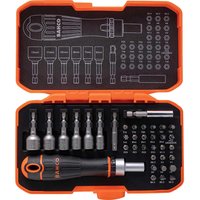 Bahco 59S36BCR 36 Piece Ratchet Screwdriver Handle and Bit Set Bahco 59S36BCR 36 Piece Ratchet Screwdriver Handle and Bit Set
