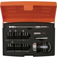 S22 22 Piece Stubby Ratchet Screwdriver Bit Set