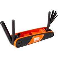 7 Piece Folding Hexagon Allen Key Set Metric