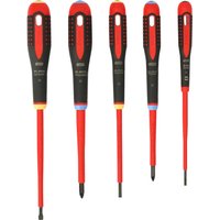 Bahco 5 Piece VDE Insulated Screwdriver Set Bahco 5 Piece VDE Insulated Screwdriver Set