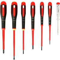 Bahco 7 Piece BE-9887S Ergo Vde Insulated Screwdriver Set Bahco 7 Piece BE-9887S Ergo Vde Insulated Screwdriver Set