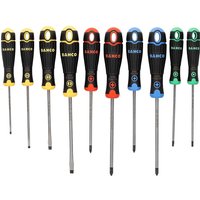 Bahco B219.010RB BahCofit 10 Piece Colour Coded Screwdriver Set Bahco B219.010RB BahCofit 10 Piece Colour Coded Screwdriver Set