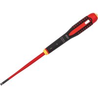 Ergo Slim VDE Insulated Slotted Screwdriver 4mm 100mm