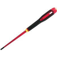 Bahco ERGO Slim VDE Insulated Slotted Screwdriver 3.0 x 100mm BE-8220SL