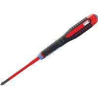 Bahco ERGO Slim VDE Insulated Pozi Screwdriver PZ1 80mm Bahco ERGO Slim VDE Insulated Pozi Screwdriver PZ1 80mm
