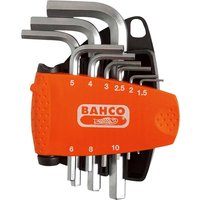 Bahco 9 Piece Hexagon L Key Set Bahco 9 Piece Hexagon L Key Set