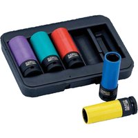 Bahco BWSS12P5 5 Piece 1/2" Drive Alloy Wheel Socket Set 1/2" Bahco BWSS12P5 5 Piece 1/2" Drive Alloy Wheel Socket Set 1/2"